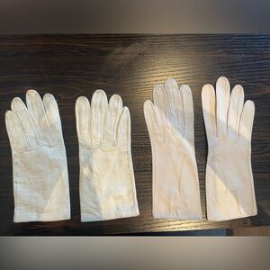 Vintage Neiman Marcus 6 1/4 leather gloves silk-lined